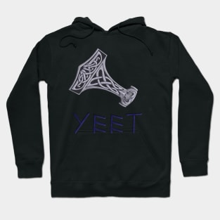 Thor's Hammer Mjölnir the First Yeet Hoodie